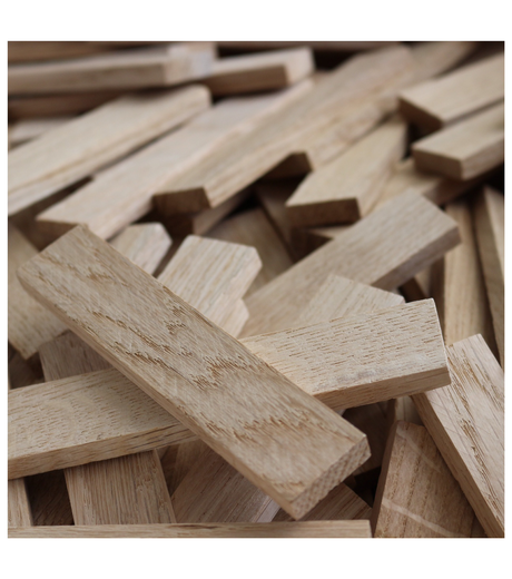 Photo 400 pièces de bois type Kapla + dominos géant