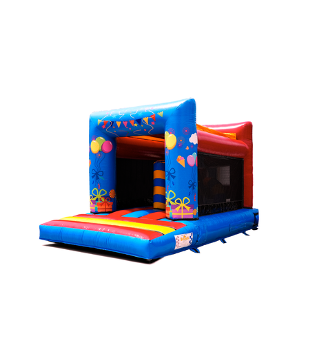Photo Aire de jeux Happy, fête d'anniversaire gonflable